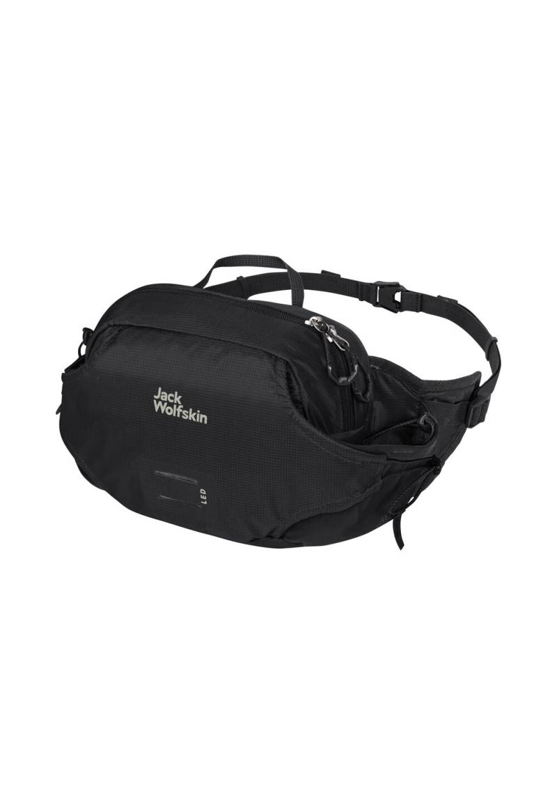 Jack Wolfskin Hüfttasche zum Radfahren Velo Trail One Size flash black flash black von Jack Wolfskin