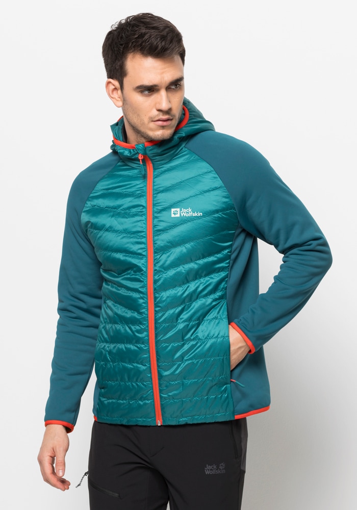 Jack Wolfskin Hybridjacke »ROUTEBURN PRO HYBRID M«, mit Kapuze von Jack Wolfskin