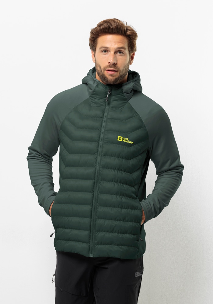 Jack Wolfskin Hybridjacke »ROUTEBURN PRO HYBRID M«, mit Kapuze von Jack Wolfskin