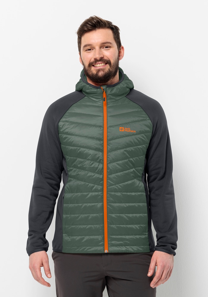 Jack Wolfskin Hybridjacke »ROUTEBURN PRO HYBRID M«, mit Kapuze von Jack Wolfskin