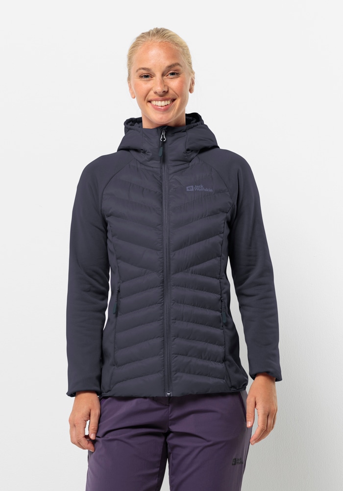 Jack Wolfskin Hybridjacke »ROUTEBURN PRO HYBRID W«, mit Kapuze von Jack Wolfskin