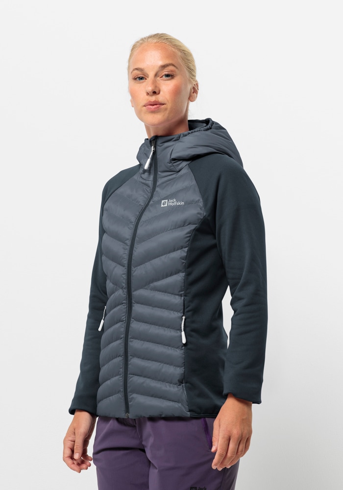 Jack Wolfskin Hybridjacke »ROUTEBURN PRO HYBRID W«, mit Kapuze von Jack Wolfskin