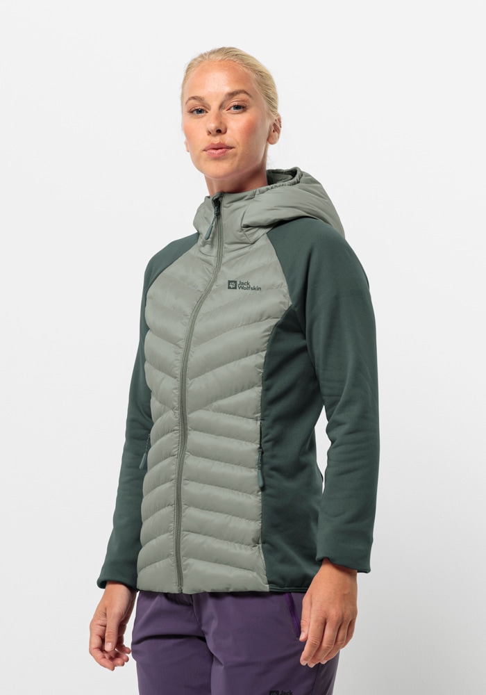 Jack Wolfskin Hybridjacke »ROUTEBURN PRO HYBRID W«, mit Kapuze von Jack Wolfskin