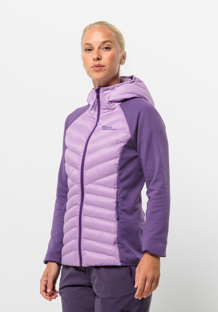 Jack Wolfskin Hybridjacke »ROUTEBURN PRO HYBRID W«, mit Kapuze von Jack Wolfskin