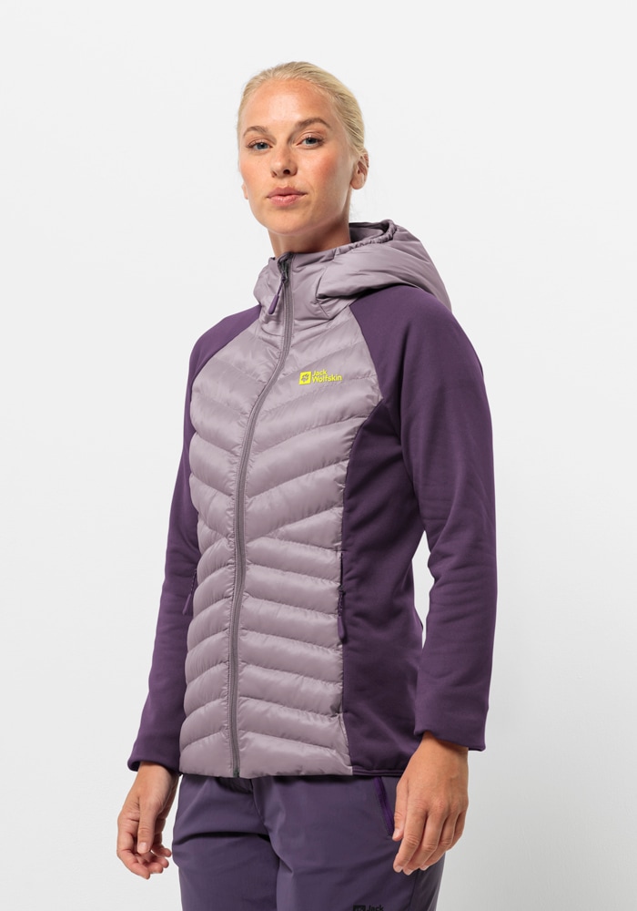 Jack Wolfskin Hybridjacke »ROUTEBURN PRO HYBRID W«, mit Kapuze von Jack Wolfskin