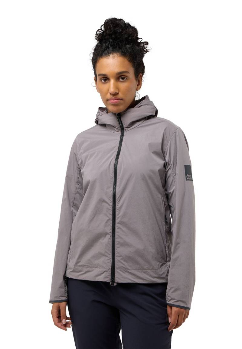 Jack Wolfskin Isolationsjacke Damen Bike Commute Extended Version Jacket Women L dark taupe dark taupe von Jack Wolfskin