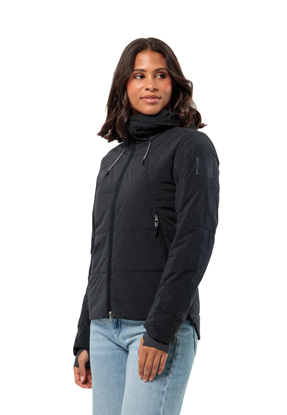 Jack Wolfskin Isolationsjacke Damen Bike Commute Ins Jacket Women XS phantom Phantom von Jack Wolfskin