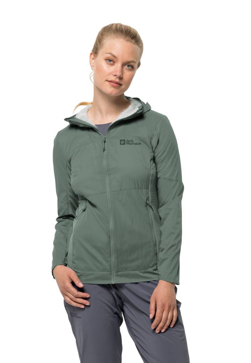 Jack Wolfskin Isolationsjacke Damen Prelight Alpha Jacket Women L picnic green picnic green von Jack Wolfskin