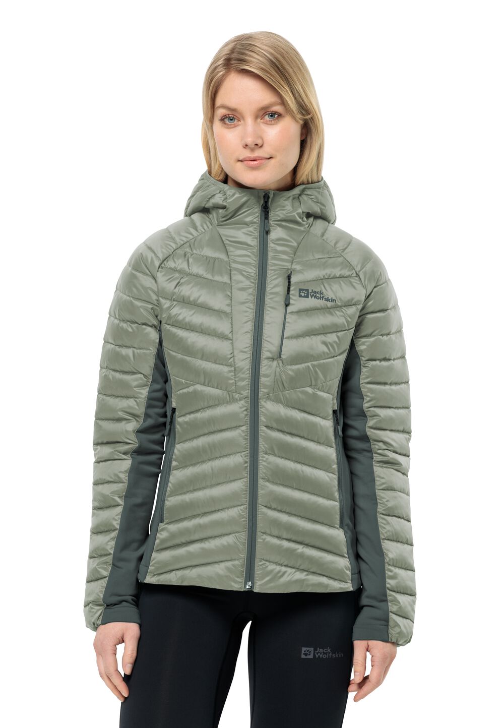 Jack Wolfskin Isolationsjacke Damen Routeburn Pro Ins Jacket Women 2XL mint leaf mint leaf von Jack Wolfskin