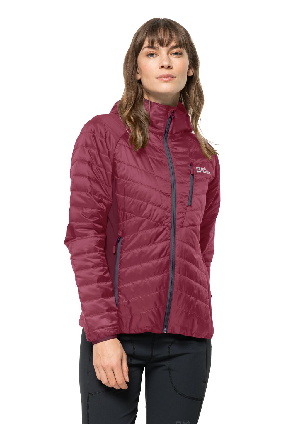 Jack Wolfskin Isolationsjacke Damen Routeburn Pro Ins Jacket Women L sangria red sangria red von Jack Wolfskin