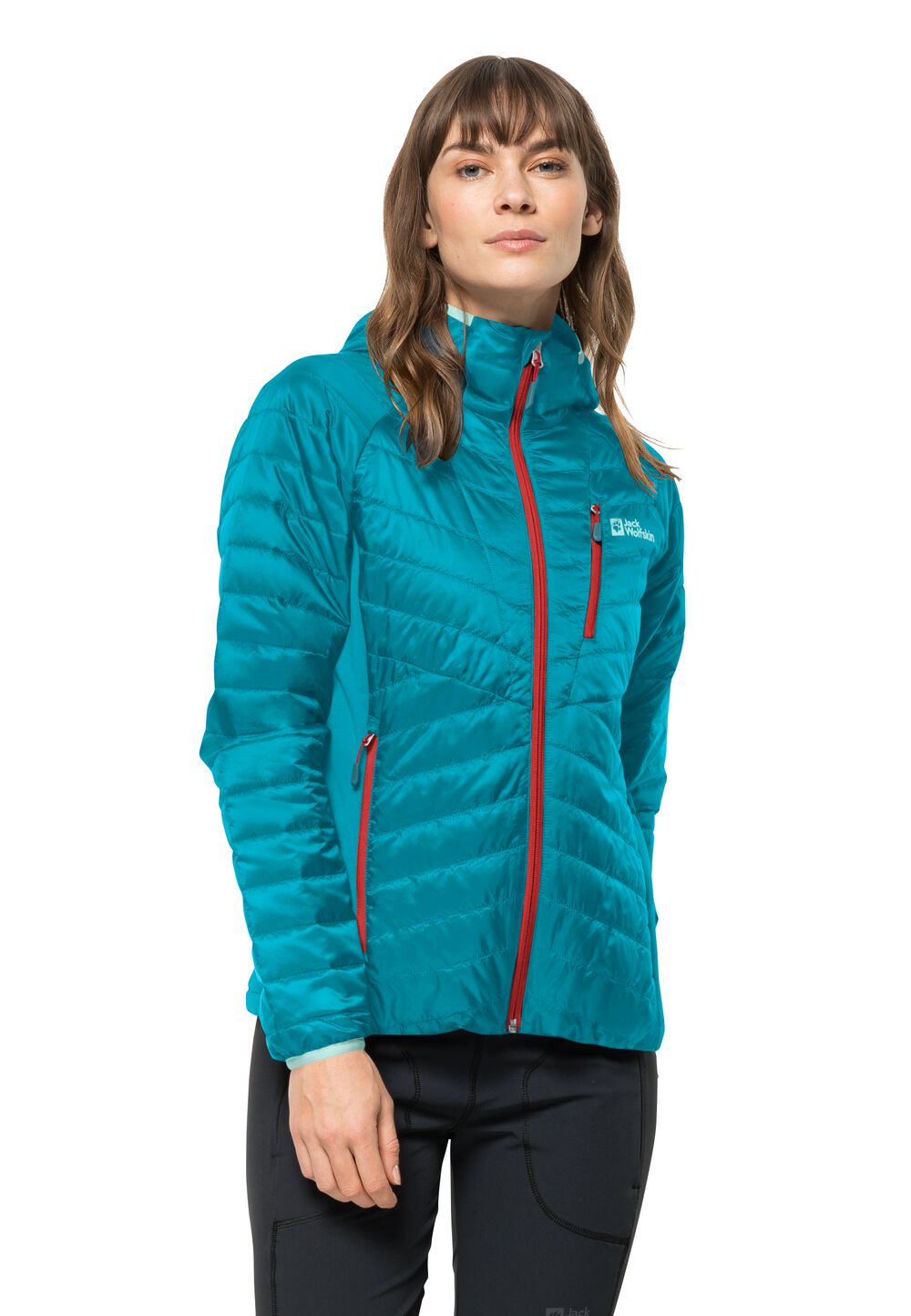 Jack Wolfskin Routeburn Pro Ins Jacket Women L tile blue tile blue von Jack Wolfskin