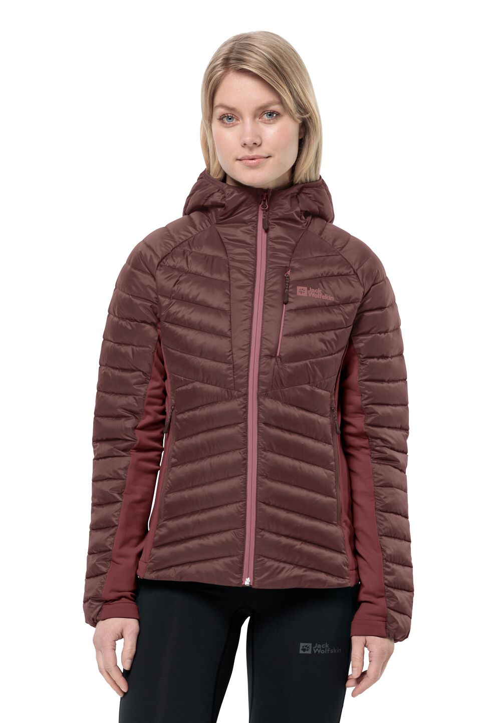 Jack Wolfskin Isolationsjacke Damen Routeburn Pro Ins Jacket Women XS dark maroon dark maroon von Jack Wolfskin