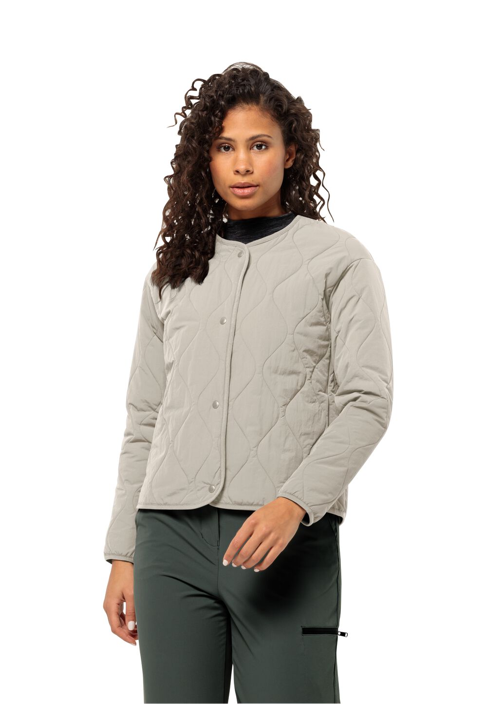 Jack Wolfskin Isolationsjacke Damen Wandermood Ins Jacket Women L dusty grey dusty grey von Jack Wolfskin