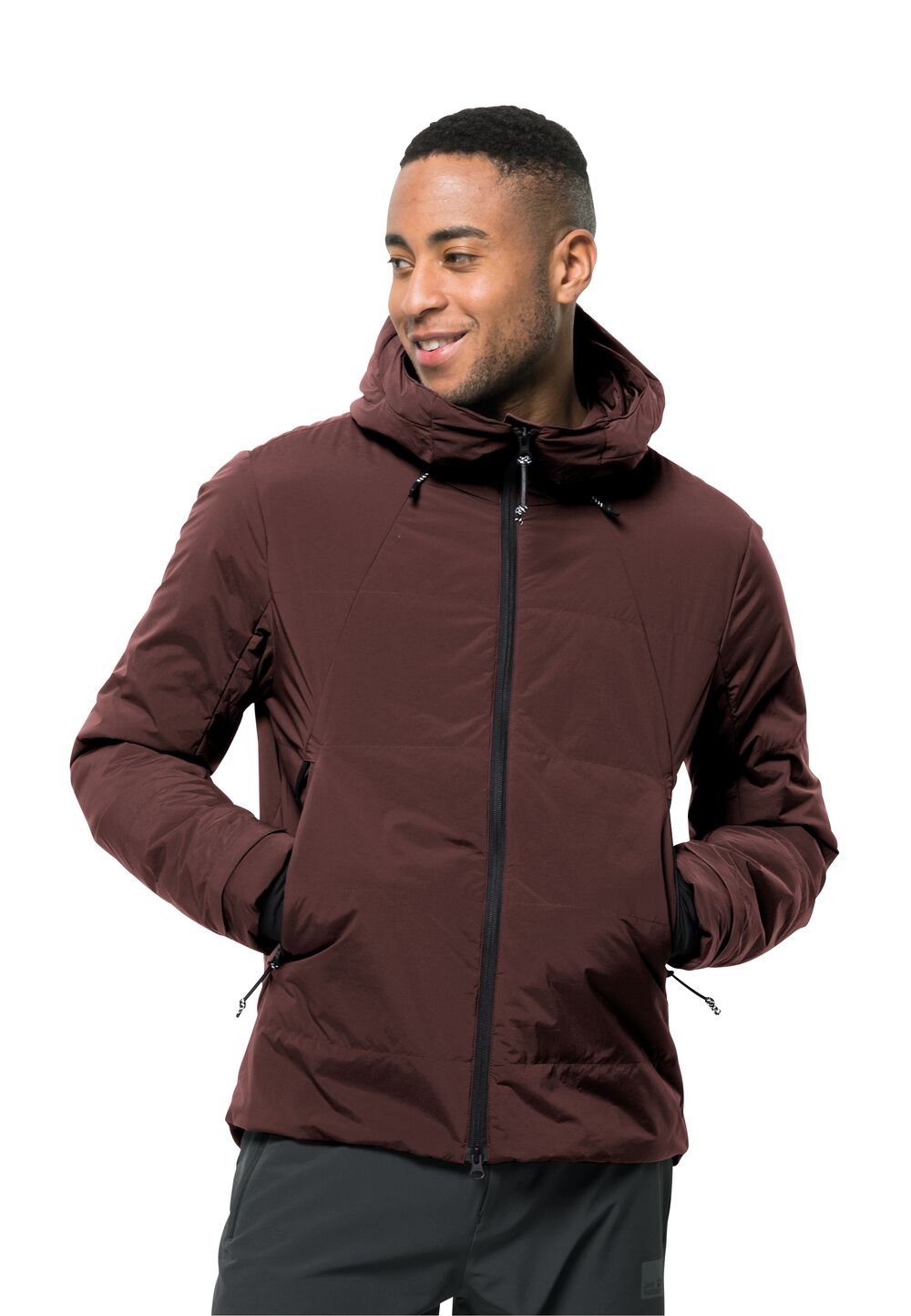 Jack Wolfskin Isolationsjacke Herren Bike Commute Ins Jacket Men L dark maroon dark maroon von Jack Wolfskin