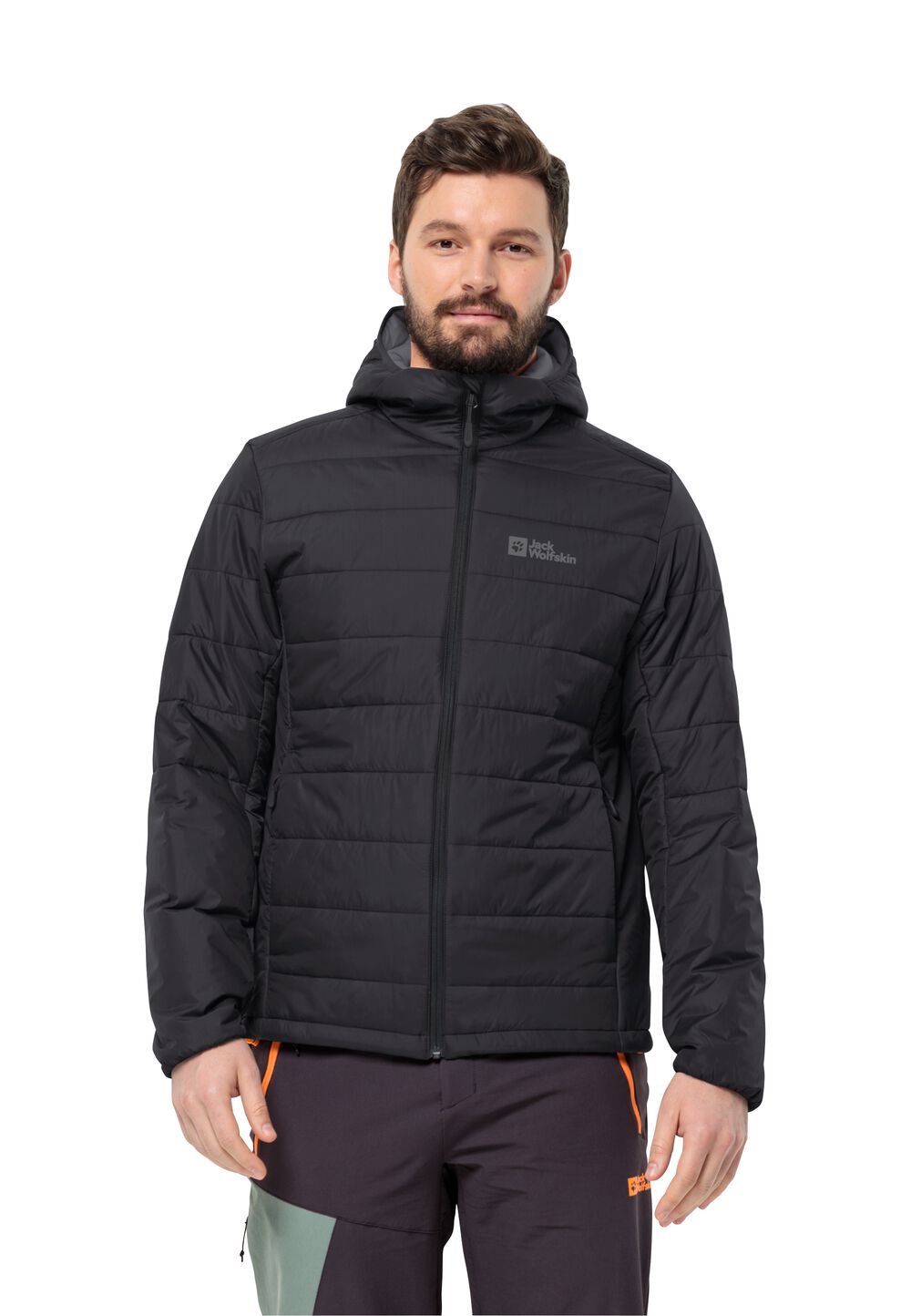 Jack Wolfskin Isolationsjacke Herren Lapawa Ins Hoody Men XXL black black von Jack Wolfskin