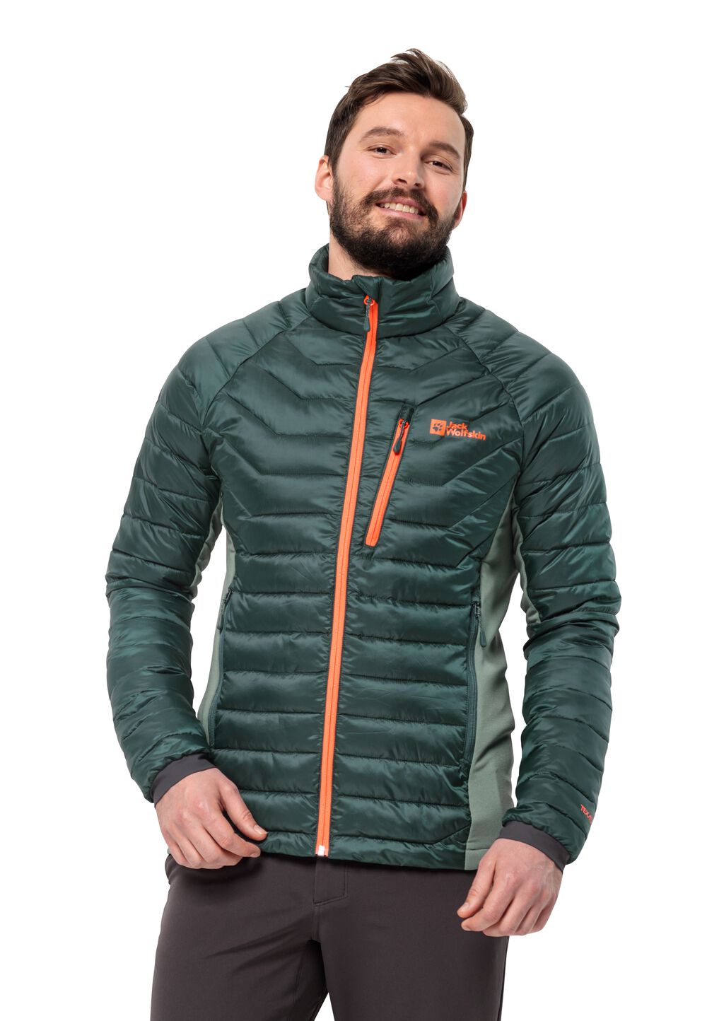 Jack Wolfskin Isolationsjacke Herren Routeburn Pro Ins Jacket Men M black olive black olive von Jack Wolfskin