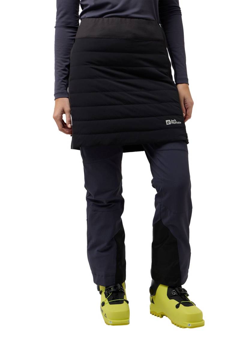 Jack Wolfskin Isolationsrock Damen Alpspitze Ins Skirt Women XS black black von Jack Wolfskin