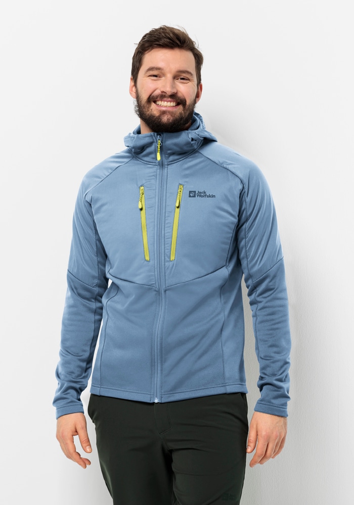 Jack Wolfskin Kapuzenfleecejacke »ALPGRAT PRO INS FZ M«, mit Kapuze von Jack Wolfskin