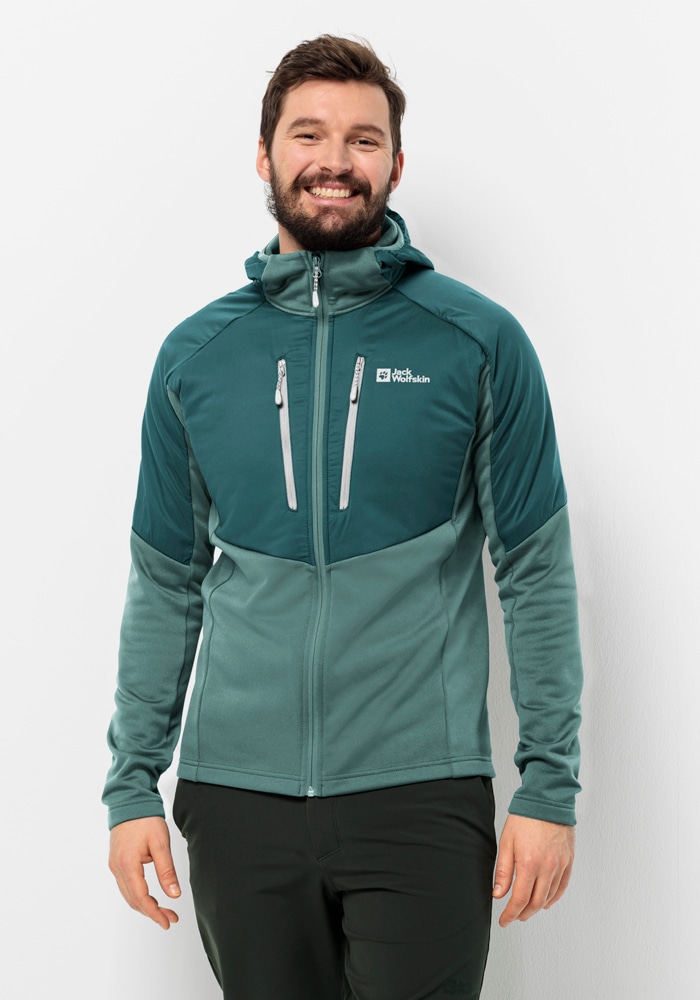 Jack Wolfskin Kapuzenfleecejacke »ALPGRAT PRO INS FZ M«, mit Kapuze von Jack Wolfskin