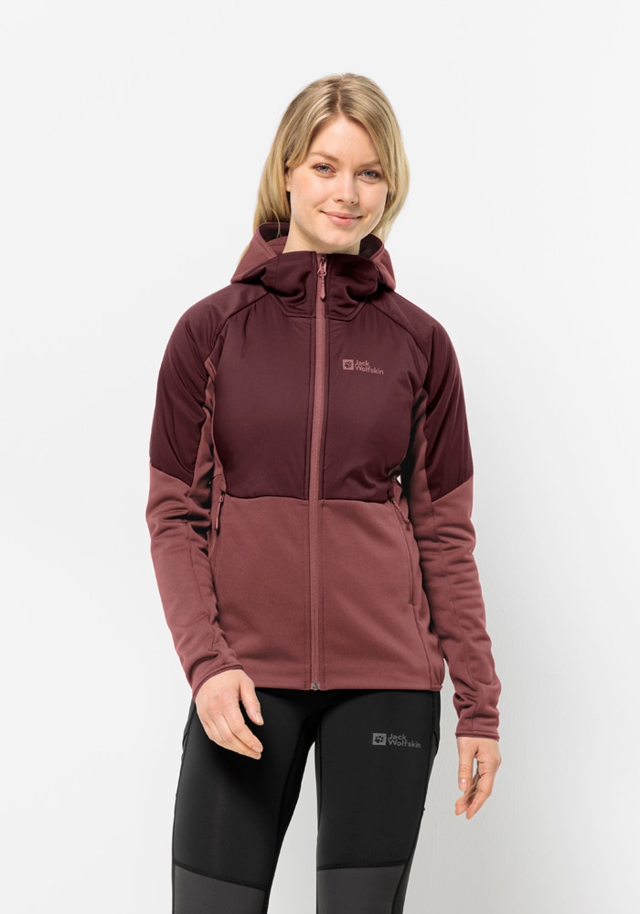 Jack Wolfskin Kapuzenfleecejacke »ALPGRAT PRO INS FZ W«, mit Kapuze von Jack Wolfskin