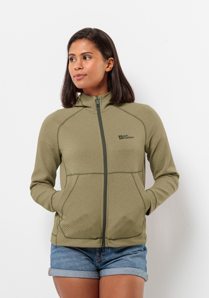 Jack Wolfskin Kapuzenfleecejacke »FERNWEH HOODED JKT W«, mit Kapuze von Jack Wolfskin