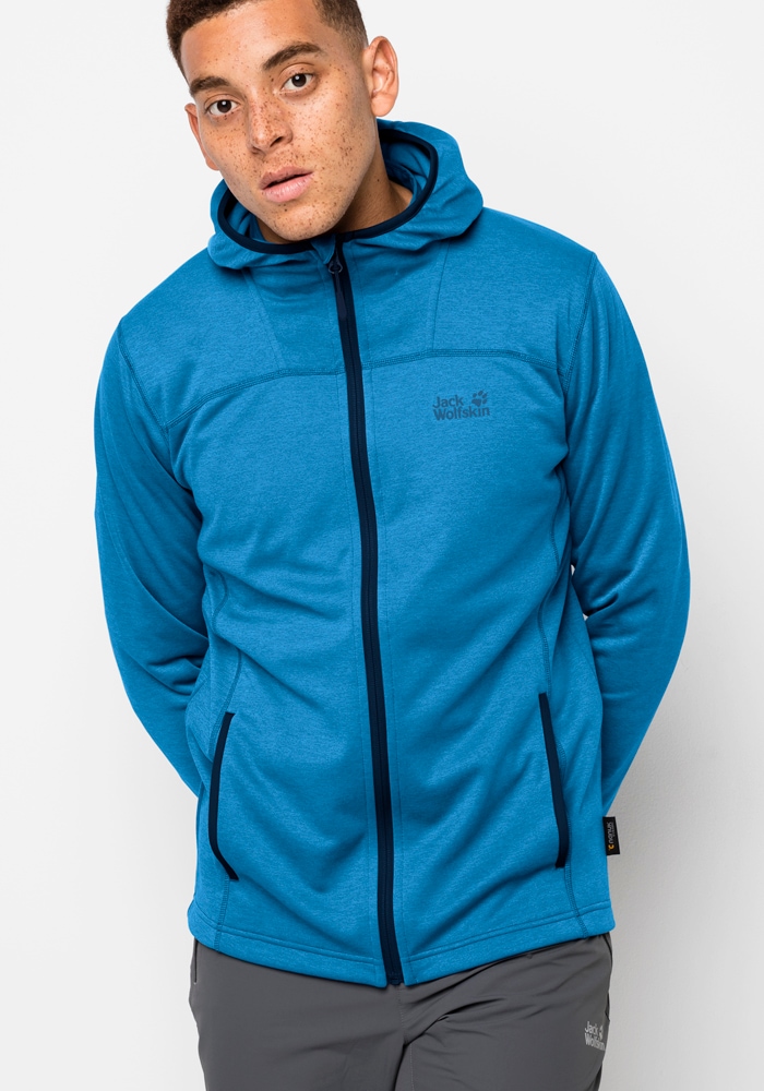 Jack Wolfskin Kapuzenfleecejacke »HORIZON HOODED JACKET M«, mit Kapuze von Jack Wolfskin