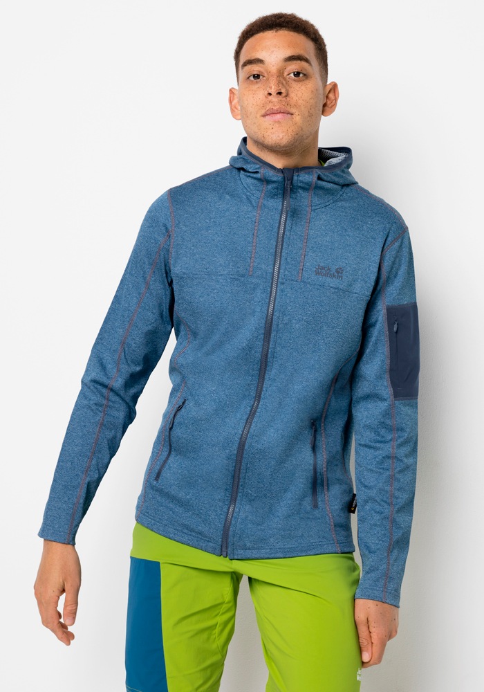 Jack Wolfskin Kapuzenfleecejacke »MILFORD HOODED JACKET M«, mit Kapuze von Jack Wolfskin