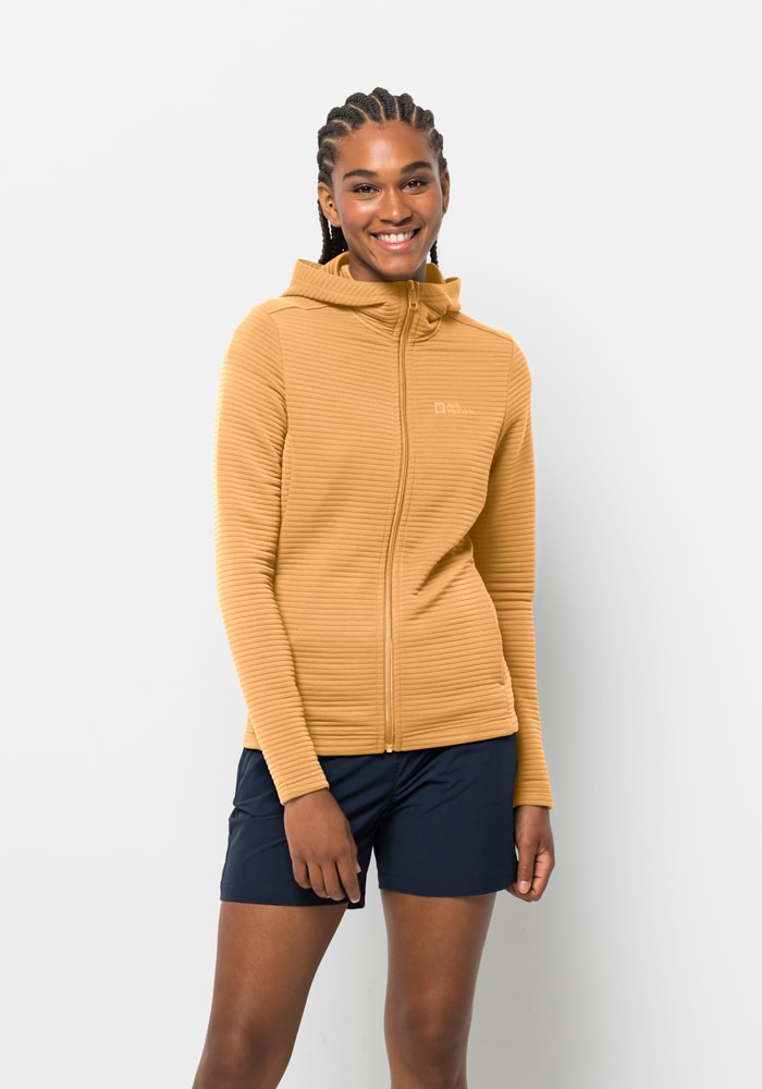 Jack Wolfskin Kapuzenfleecejacke »MODESTO HOODED JKT WOMEN«, mit Kapuze von Jack Wolfskin