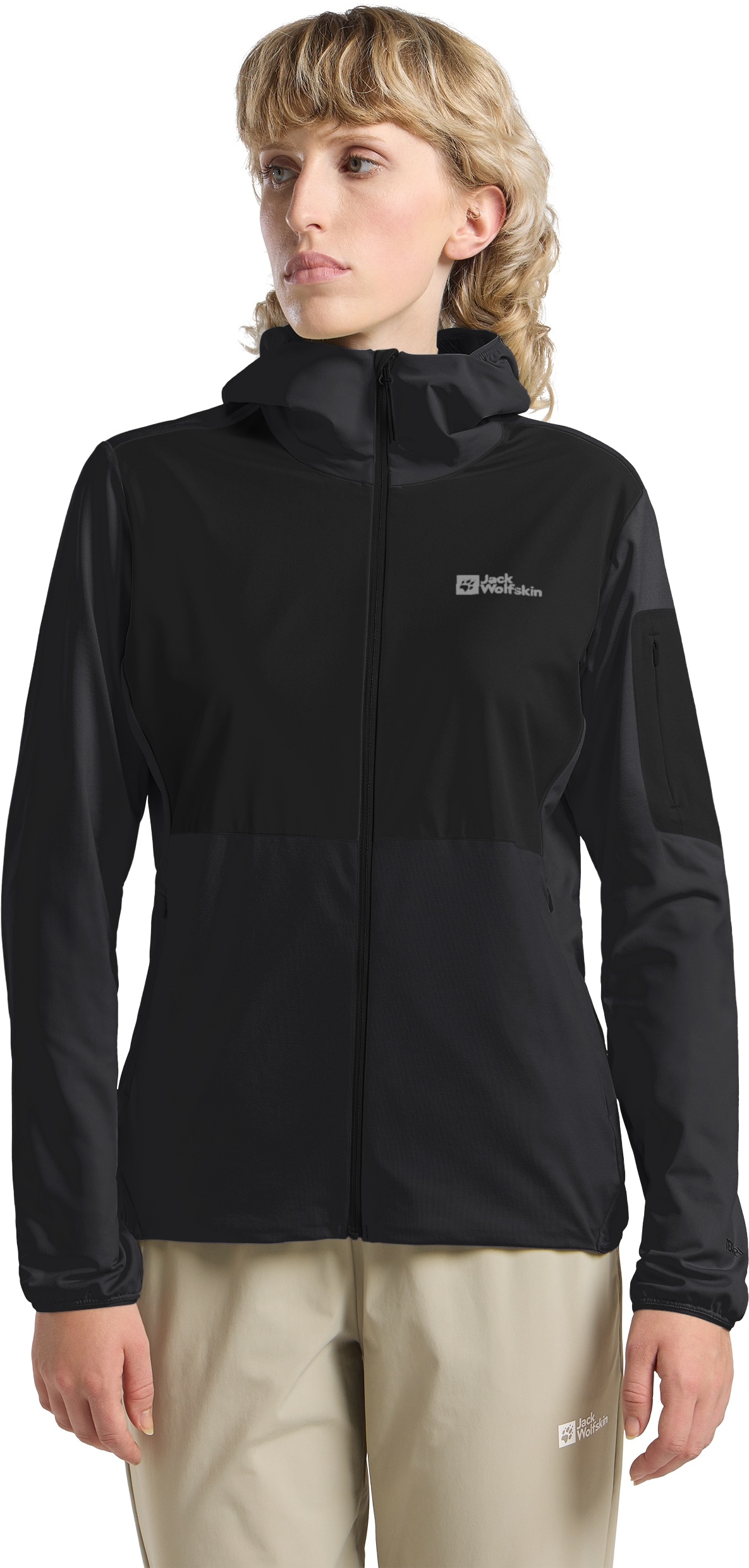 Jack Wolfskin Kapuzenfleecejacke »PRELIGHT TRAIL HOODY W«, mit Kapuze von Jack Wolfskin