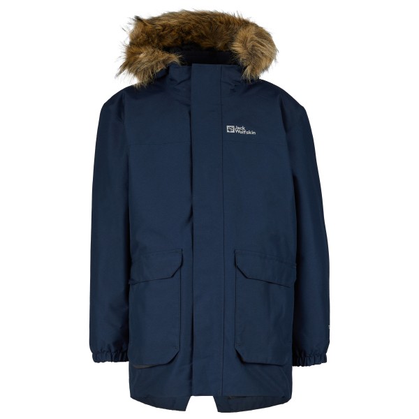 Jack Wolfskin - Kid's Cosy Bear 3-in-1 Parka Boys - Parka Gr 116;128;140;152;164 blau;grau von Jack Wolfskin