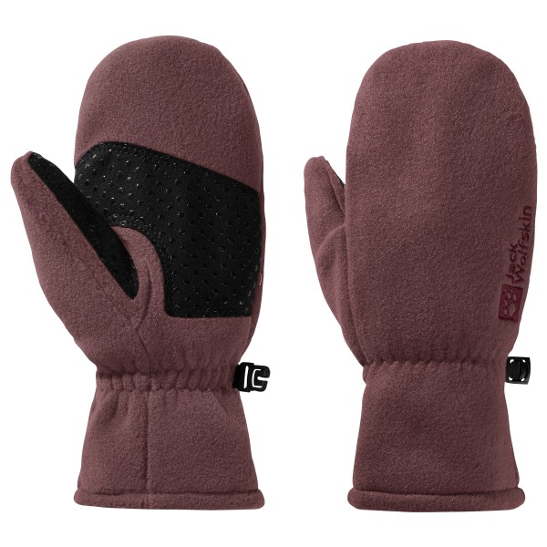 Jack Wolfskin - Kid's Fleece Mitten - Handschuhe Gr 116;128 blau;braun von Jack Wolfskin