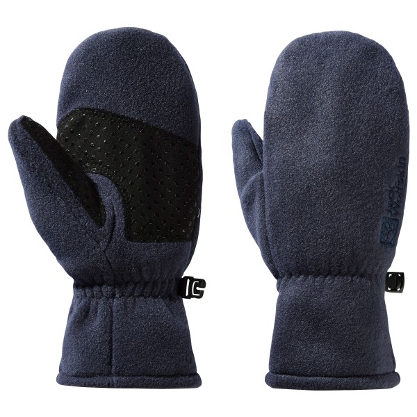 Jack Wolfskin - Kid's Fleece Mitten - Handschuhe Gr 128 blau von Jack Wolfskin