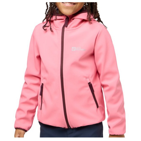 Jack Wolfskin - Kid's Fourwinds Jacket - Softshelljacke Gr 104 rosa von Jack Wolfskin