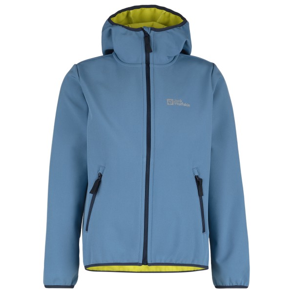 Jack Wolfskin - Kid's Fourwinds Jacket - Softshelljacke Gr 176 blau von Jack Wolfskin