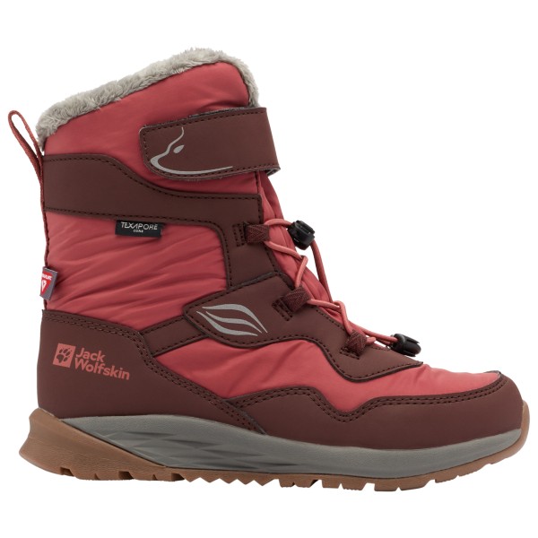 Jack Wolfskin - Kid's Polar Bear-G Texapore High VC - Winterschuhe Gr 31 braun/rot von Jack Wolfskin