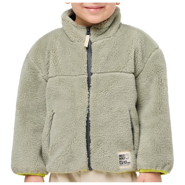 Jack Wolfskin - Kid's Smileyworld Fleece Jacket - Fleecejacke Gr 116 grau von Jack Wolfskin