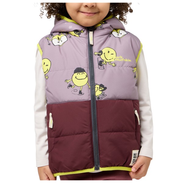 Jack Wolfskin - Kid's Smileyworld Insulation Vest - Kunstfasergilet Gr 104 bunt von Jack Wolfskin