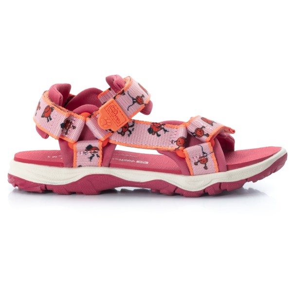 Jack Wolfskin - Kid's Smileyworld Sandal - Sandalen Gr 26;28;29;30;31;32;33 rosa;schwarz von Jack Wolfskin