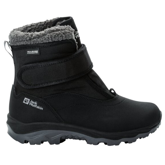 Jack Wolfskin - Kid's Vojo Shell Texapore Mid VC - Winterschuhe Gr 27 schwarz von Jack Wolfskin