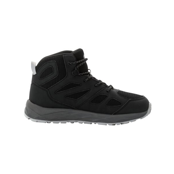 Jack Wolfskin - Kid's Woodland 2 Texapore Mid - Wanderschuhe Gr 26 schwarz von Jack Wolfskin