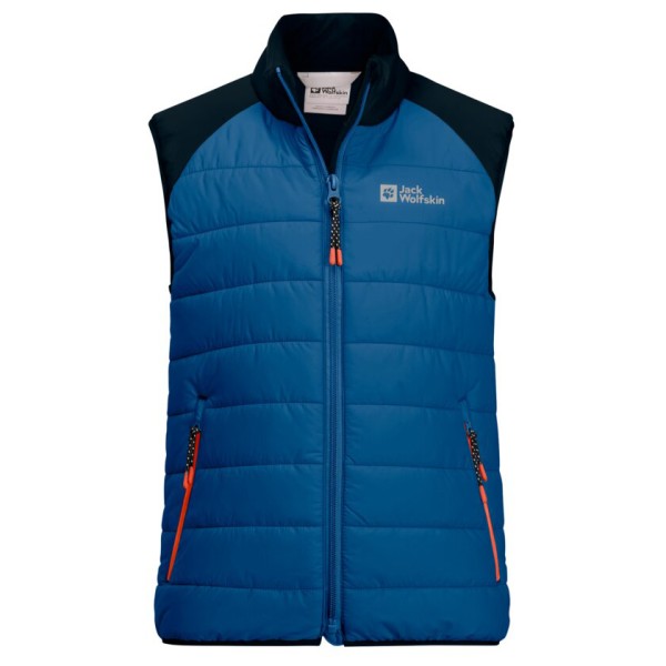 Jack Wolfskin - Kid's Zenon Vest - Kunstfasergilet Gr 116 blau von Jack Wolfskin