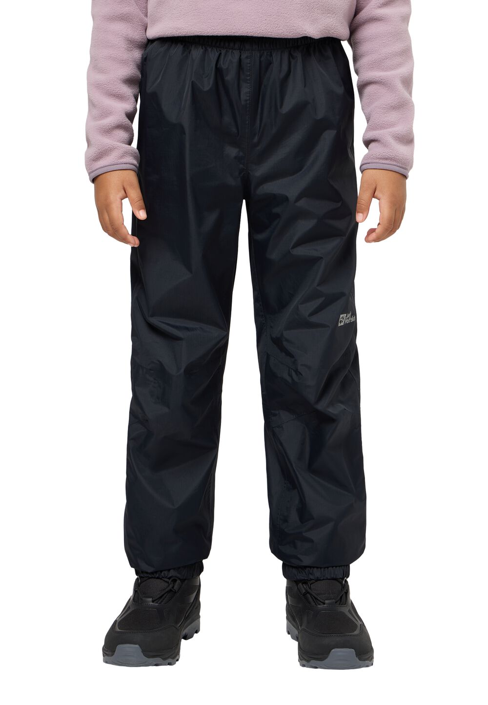 Jack Wolfskin Regenhose Kinder Rainy Days Pants Kids 104 black black von Jack Wolfskin