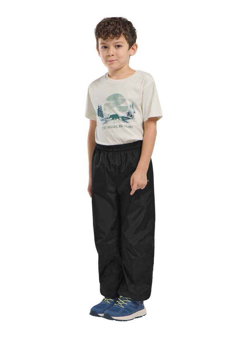 Jack Wolfskin Regenhose Kinder Rainy Days Pants Kids 92 black black von Jack Wolfskin