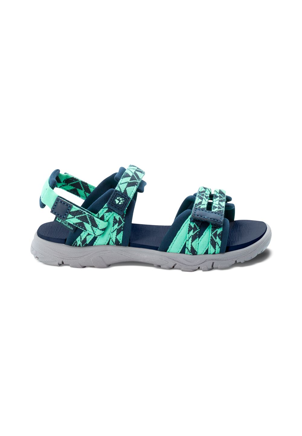 Jack Wolfskin Kinder Sandalen 2 IN 1 Sandal Kids 35 blue / green blue / green von Jack Wolfskin