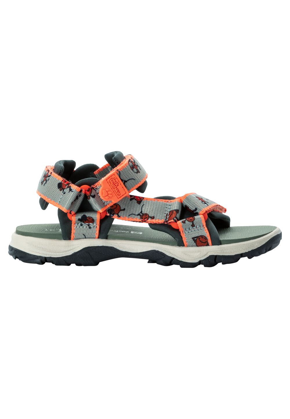 Jack Wolfskin Kinder Sandalen Smileyworld Sandal Kids 26 mint leaf mint leaf von Jack Wolfskin