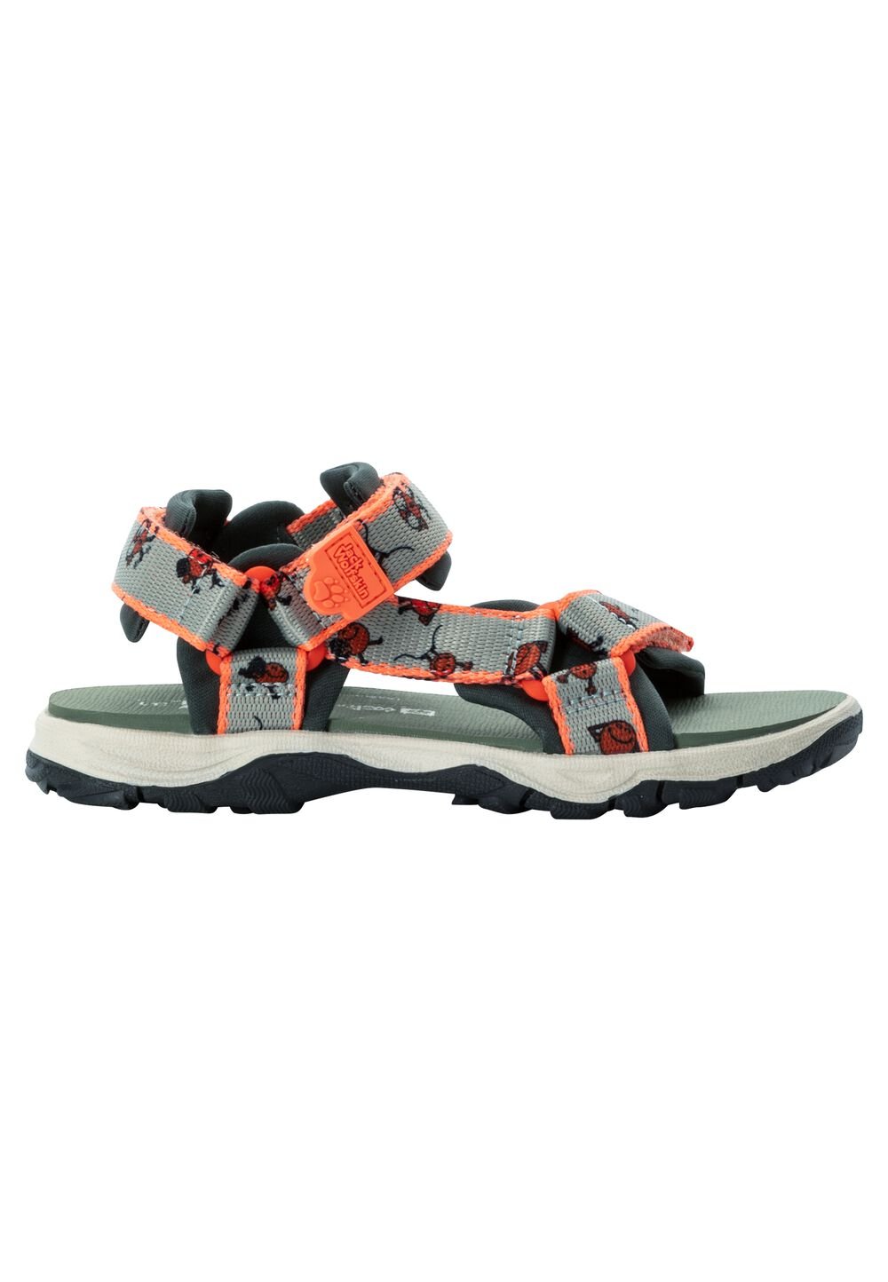 Jack Wolfskin Kinder Sandalen Smileyworld Sandal Kids 27 mint leaf mint leaf von Jack Wolfskin