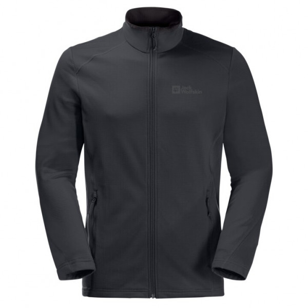 Jack Wolfskin - Kolbenberg Full Zip - Fleecejacke Gr S schwarz/grau von Jack Wolfskin