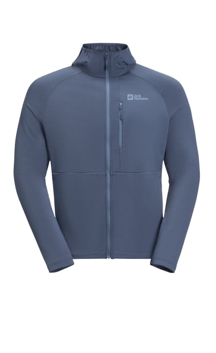 Jack Wolfskin Kolbenberg Hoody Fleecejacke denim Jack Wolfskin Kolbenberg Hoody Fleecejacke denim von Jack Wolfskin