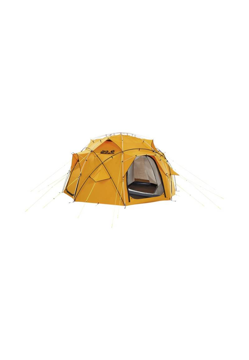 Jack Wolfskin Kuppelzelt 6-10 Personen Base Camp Dome One Size burly yellow burly yellow von Jack Wolfskin