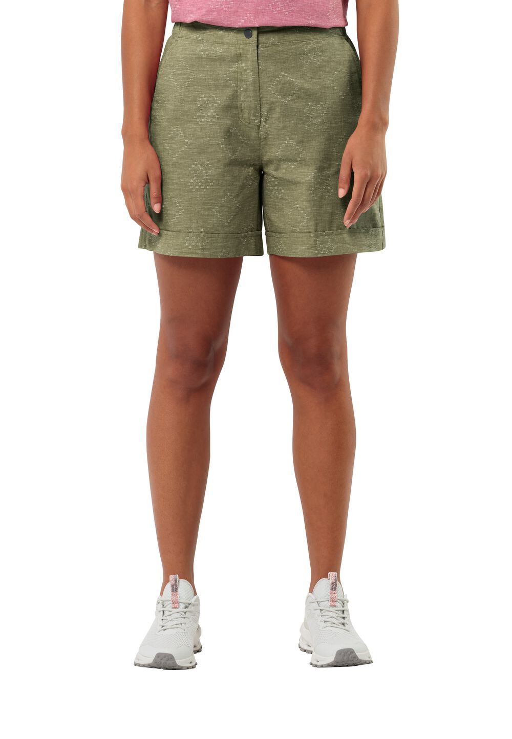 Jack Wolfskin Kurze Hose Damen Karana Shorts Women XS bay leaf Bay Leaf von Jack Wolfskin